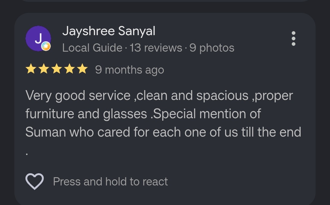 Ladli Palace guest review 1